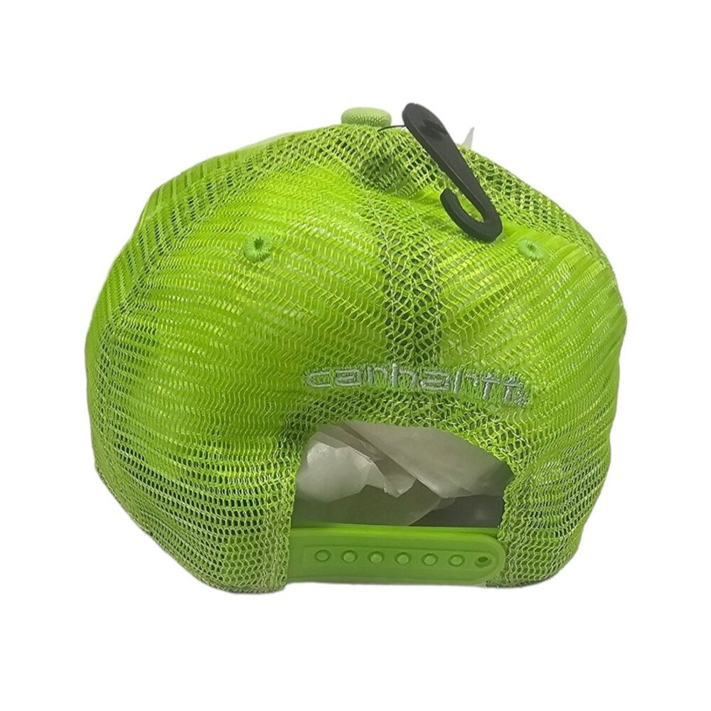 Carhartt Force Mesh Snapback Neon Green Adjustable Hat - Picture 3 of 4